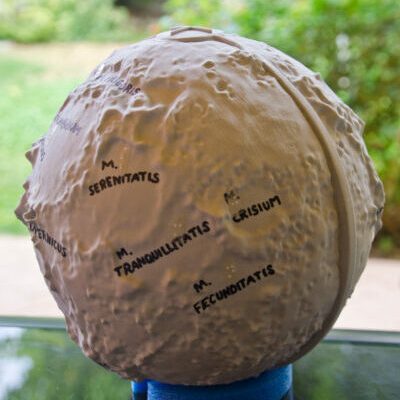 Astronomy for Equity. A tactile globe allows students who are blind and visually impaired to feel the universe.