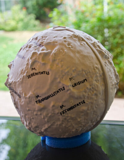 Astronomy for Equity. A tactile globe allows students who are blind and visually impaired to feel the universe.